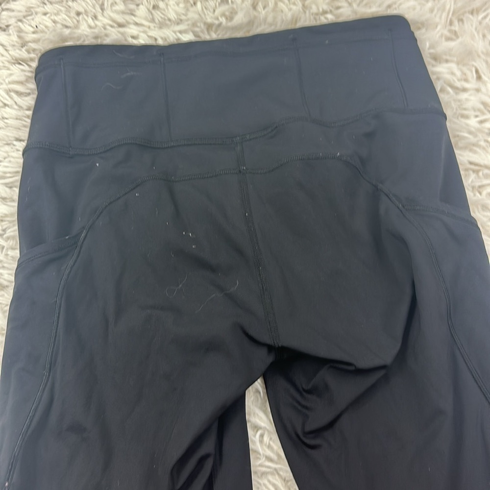 Lululemon Fast & Free Crop II *Nulux 19" Black - Picture 6 of 7
